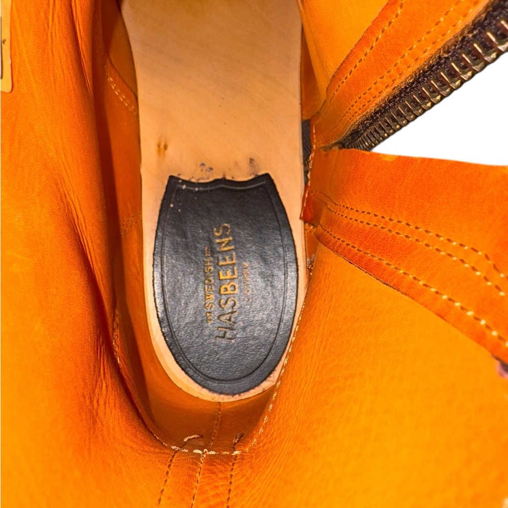 New SWEDISH HASBEENS Zip it Emy Suede - Picture 13 of 14